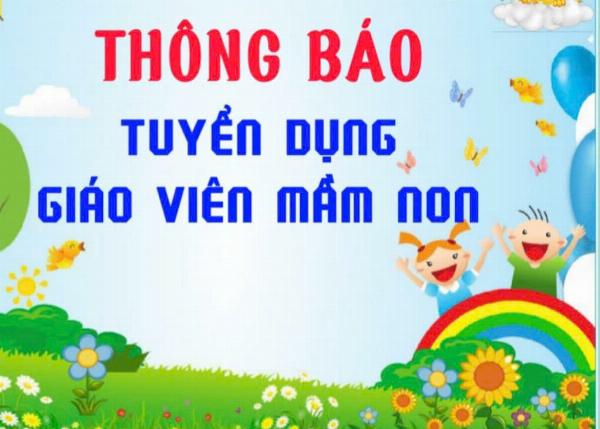 TRƯỜNG MẦM NON Q12 Tuyển giáo viên & bảo mẫu đi làm ngay