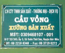 Tuyển 2 nam NV sản xuất làm tại Hóc Môn ko cần kinh nghiệm 