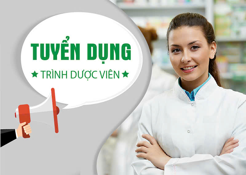 Tuyển dụng trình dược viên nhà thuốc, phòng khám, bệnh viện