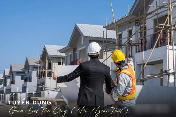 Tuyển NV NAM Giám sát thi công nội ngoại thất đi làm ngay 