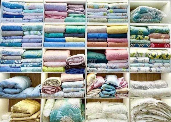 Xưởng sản xuất chăn ga gối nệm tuyển 3 bạn NAM cắt bông gòn