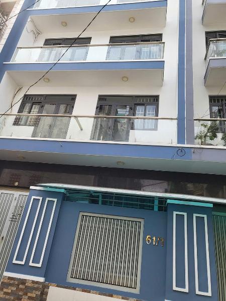 Cho thuê nhà hẻm xe tải 3 lầu 1 sân thượng 61/1 Thăng Long Tân Bình (cũ )