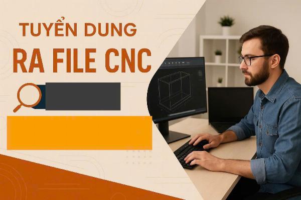 Cty nội thất tuyển NV ra File CNC gỗ công nghiệp tại Q8 LƯƠNG 15-20TR
