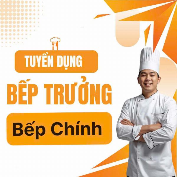 Tuyển NV BẾP CHÍNH làm tại Cần Giờ bao ăn ở lại 