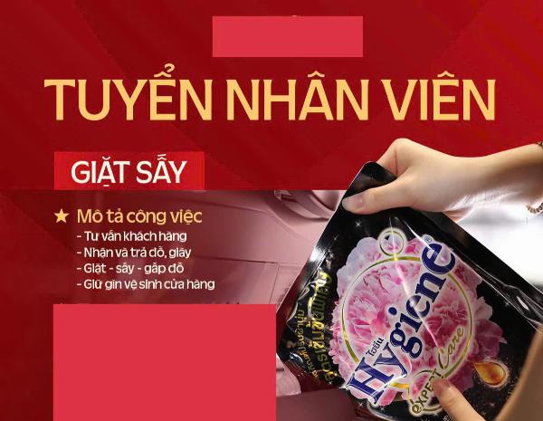 Tuyển NV phân loại giặt sấy quần áo làm tại Q8, công việc nhẹ nhàng