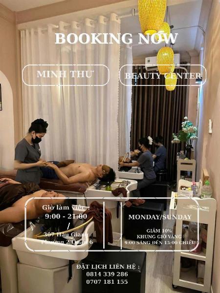 MINH THƯ BEAUTY CENTER tuyển thợ nail, gội dưỡng sinh làm Q6 