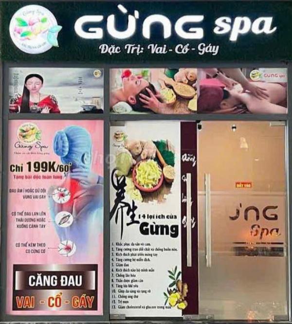 GỪNG SPA tuyển 3 KTV trị liệu cổ vai gáy làm tại Tân Phú 