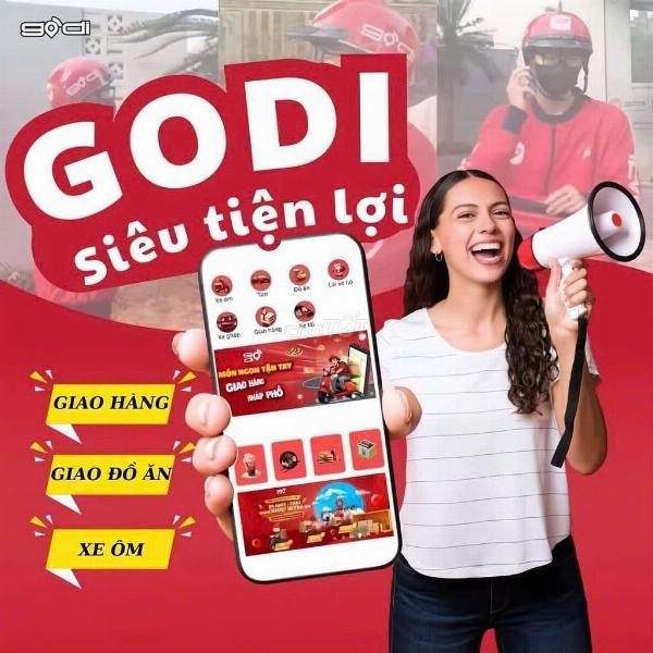 GODI Hồng Ngự Đồng Tháp tuyển NV giao hàng xe máy