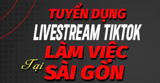 Tuyển IDOL LIVE TIKTOK làm tại quận Gò Vấp, thu nhập cao