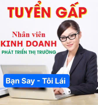 Dịch vụ “Bạn say – Tôi lái”  tuyển NV Kinh Doanh thị trường 