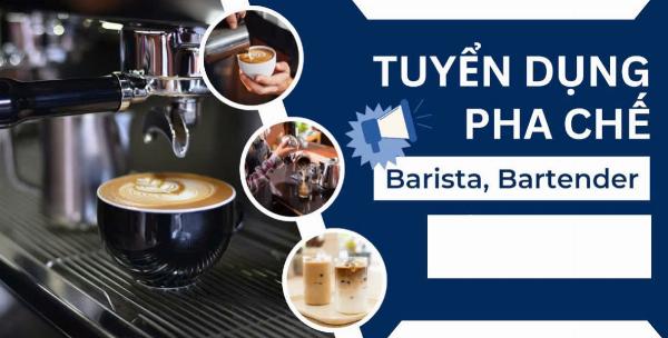 Tuyển NV pha chế làm tại Q7, có các ca làm việc phù hợp 