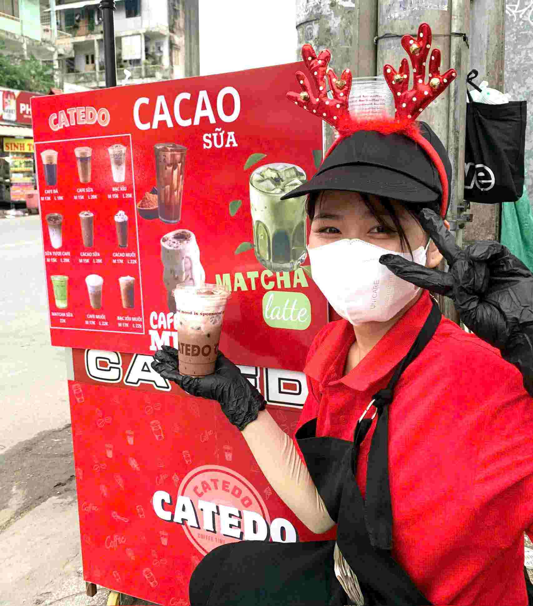 CATEDO TAKE AWAY tuyển NV partime bán cafe mang đi tại Q10, Q3