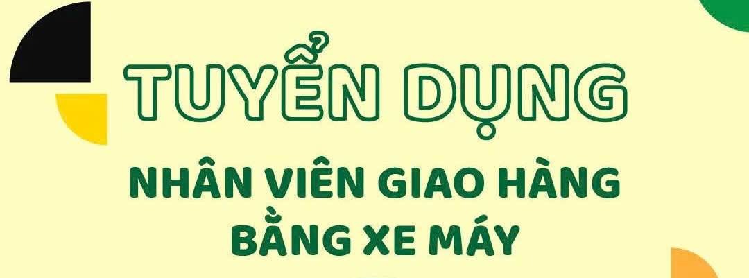 Tuyển NV giao hàng xe máy thực phẩm đông lạnh khu vực HCM