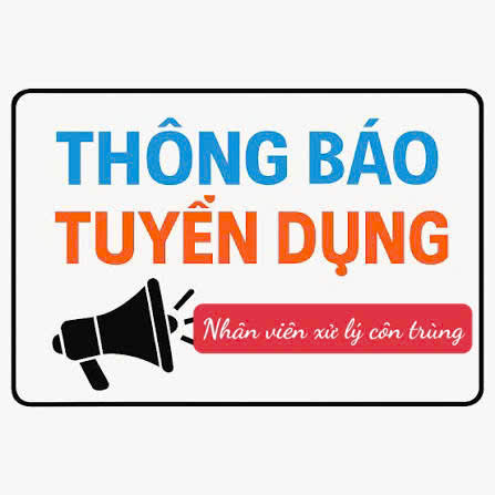 CTY XỬ LÝ CÔN TRÙNG VẠN XUÂN Tuyển NV ko YC kinh nghiệm đi làm ngay