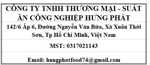 CTY suất ăn công nghiệp cần 1 đầu bếp Nam làm tại Xuân Thới Sơn HM 