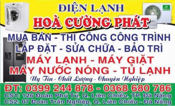 ĐIỆN LẠNH HOÀ CƯỜNG PHÁT tuyển thợ chính & thợ phụ