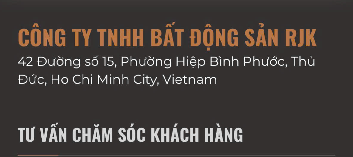 CTY BẤT ĐỘNG SẢN RJK tuyển gấp NVKD/CSKH làm tại Thủ Đức 