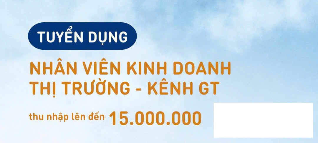 CTY CÔNG NGHỆ SIÊU TƯỞNG cần sales thị trường ở HN, Yên Bái, Tuyên Quang