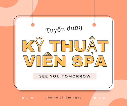 SPA TÂN BÌNH tuyển gấp KTV nữ lương 15-17tr / tháng