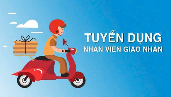 Tuyển 6 NV giao hàng xe máy làm tại Tân Phú , đổ xe của CTY lo