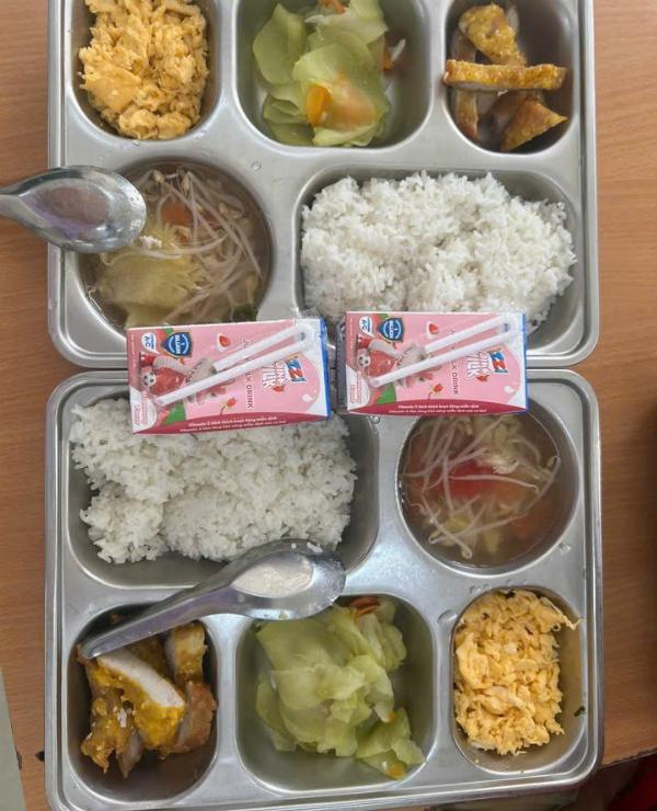 Tuyển nhân viên, tạp vụ, sơ chế, đóng gói chia suất ăn HS