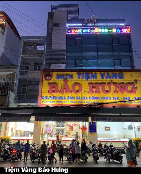 TIỆM VÀNG BẢO HƯNG BẾN CÁT tuyển NV bán hàng BAO ĂN Ở