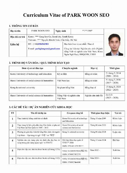 CẦN TÌM công việc giảng dạy tiếng Hàn, Cty Điện, phiên dịch, biên dịch