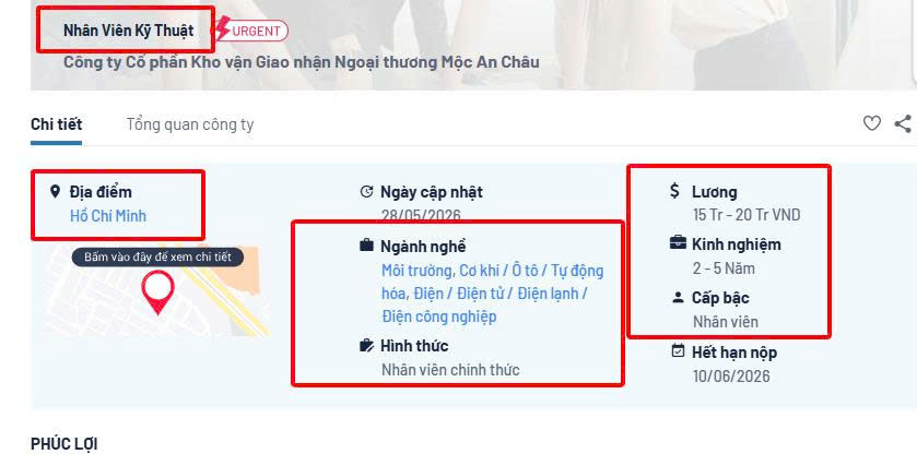 TUYỂN GẤP CÔNG NHÂN (LÒ ĐỐT/XỬ LÝ HOẶC TÁI CHẾ)