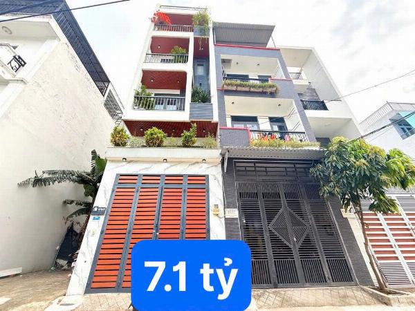 Bán nhà 1 lửng 3 lầu hẻm 6m đường TX24 Q12 , nhà cực kỳ đẹp 