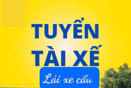 Tuyển 5 kỹ thuật làm tại công trình xây dựng & 5 tài xế xe cẩu 