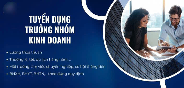 Tuyển trưởng nhóm tư vấn giải pháp qua ĐT làm tại Bình Thạnh