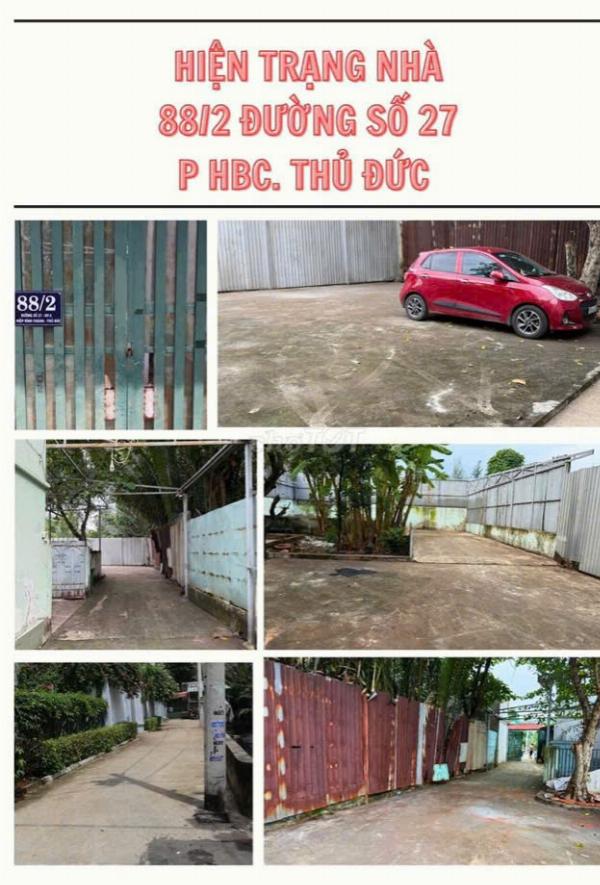 Bán nhà vườn 701m2 vuông vức siêu đẹp ở KDC Hiệp Bình Chánh Thủ Đức