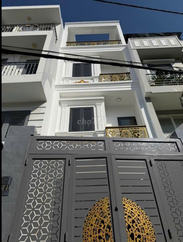 Bán nhà mới 100% 1 trệt 3 lầu tại ĐS9, P. BHH, Bình Tân