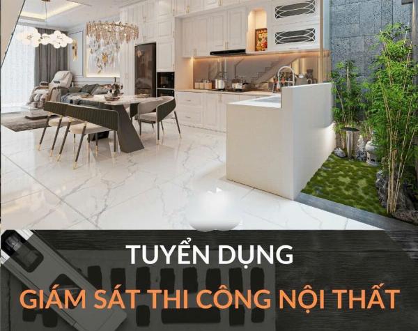 CTY NỘI THẤT HGB tuyển Giám Sát thi công nội thất làm ở Bình Chánh