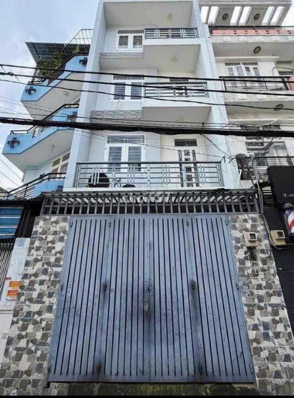 Bán nhà MT Lê Lai P12 Tân Bình nhà nở hậu 1 trệt 3 lầu 1 sân thượng