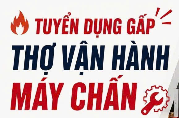 Tuyển thợ chấn CNC có kinh nghiệm làm ở Q12 