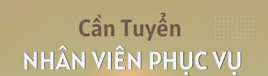 Tuyển nhân viên phục vụ quán nhậu ở Q10