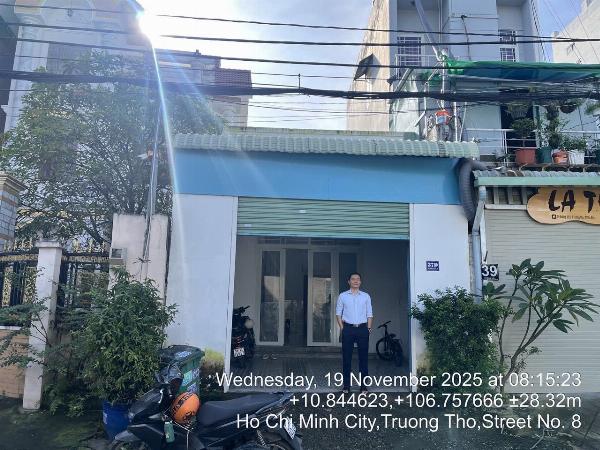 Bán nhà mặt tiền 37D Đường Số 8 P. Trường Thọ TP Thủ Đức 