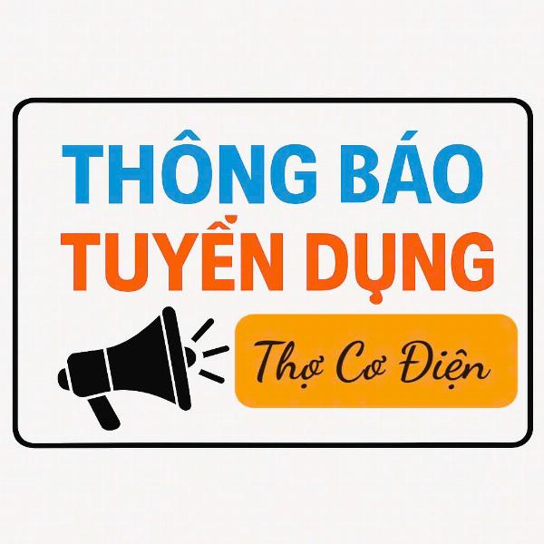 Xưởng sản xuất nhựa tái chế phế liệu cần tuyển thợ cơ điện làm ở Củ Chi