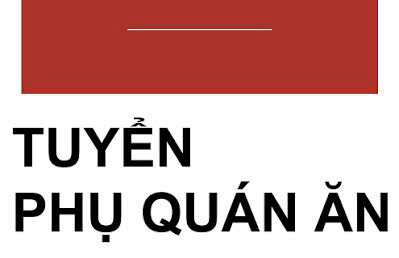 Quán Mì tuyển phụ quán bao ăn ở lại 