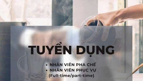 COCOMO tuyển phục vụ , pha chế làm ở Q1 