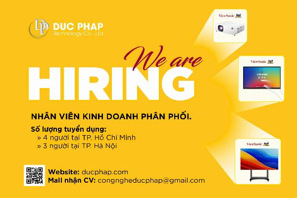 CTY CÔNG NGHỆ ĐỨC PHÁP tuyển NVKD tại HCM & Hà Nội